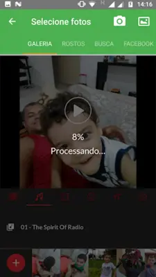Editor Vídeo Foto Slide Música android App screenshot 7